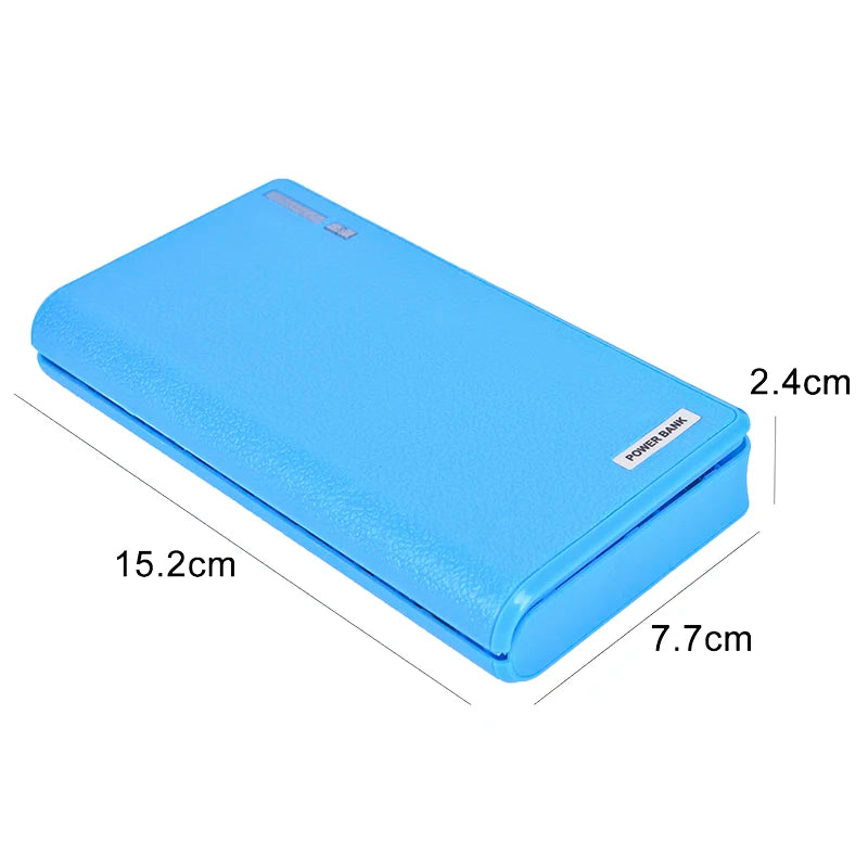 USB Power Bank Charger Case DIY Pack 6Pcs 18650 Battery Holder for Mobile Phone Hot
