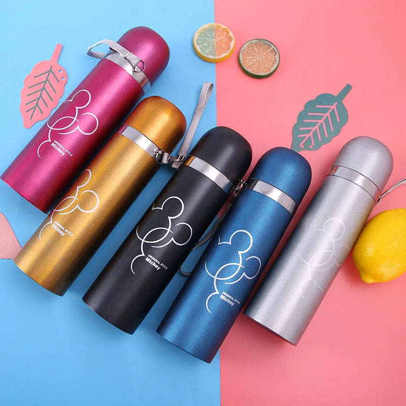 Student Thermos Cup Stainless Steel Thermos Bottle Vacuum Flask 500Ml