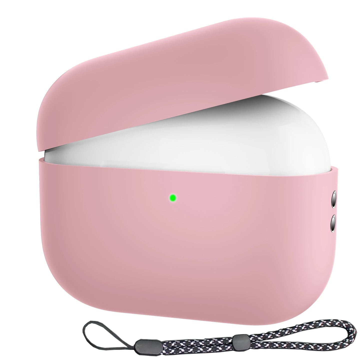 For Airpods Pro 2 Case with Keychain/Hand Strap Earphone Protector Silicone Headphone Accessories Cover for Airpods Pro 2 Cases