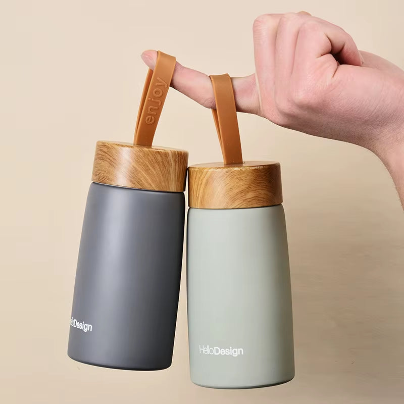 Insulated Coffee Mug 304 Stainless Steel Tumbler Water Thermos Vacuum Flask Mini Water Bottle Portable Travel Mug Thermal Cup