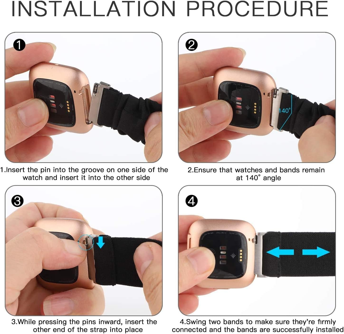 Compatible with IOWODO R30 Pro Bands,  20Mm Stretch Elastics Adjustable Strap Compatible with IOWODO R30 Pro / TOUCHELEX Gaea Series K802 1.28 Smart Watch / RLQA 54 1.83" Smart Watch (Rhomboid