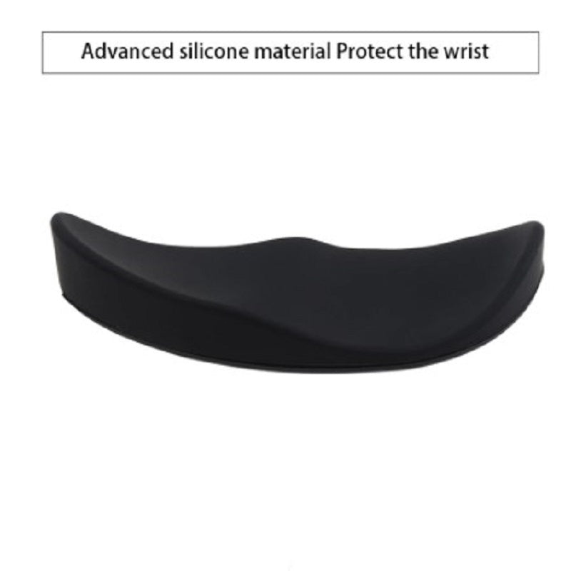 Ergonomic Mouse Wrist Rest Mouse Pads Silicon Gel Non-Slip Streamline Wrist Rest Support Mat Computer Mouse Pad for Office Gaming PC Accessories