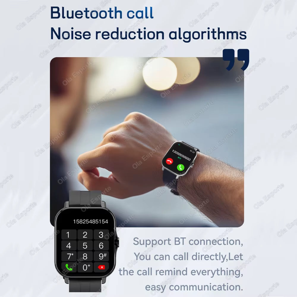 2025 New Smart Watch Women Men Lady Gift Sport Fitness Watches Heart Rate Monitor Waterproof Smartwatch for Phones Android IOS