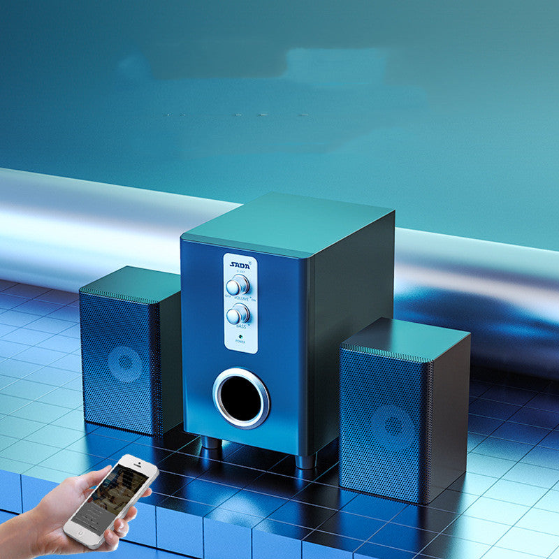 3 in 1 Home Speaker 3.5Mm Wired Computer Speakers HD Sound USB Powered Sound Box