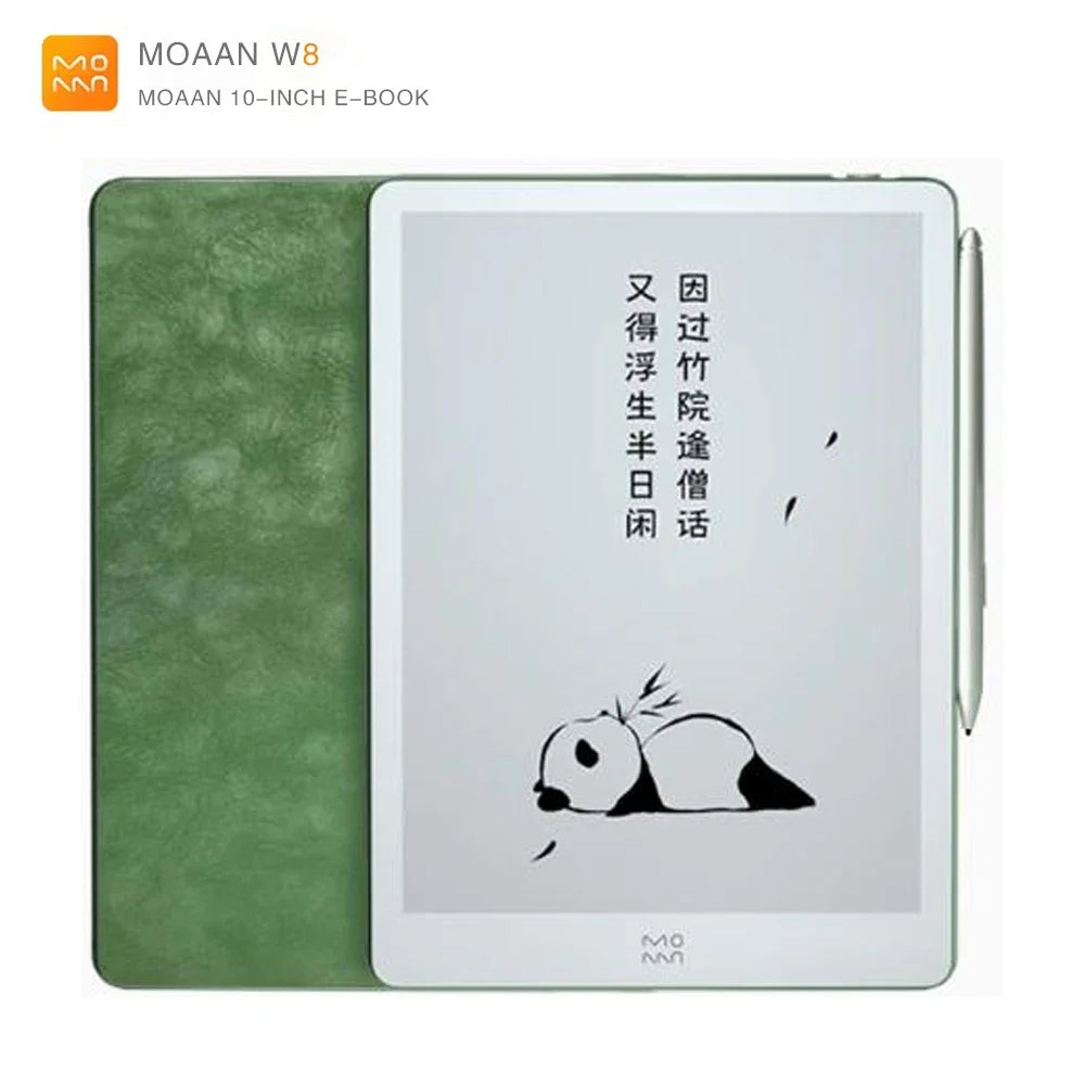 Moaan W8 10" E-Ink E-Book E-Reader Smart Notebook Touch Screen Support Write Tablet Ebook Reader with Electrified Stylus Reader