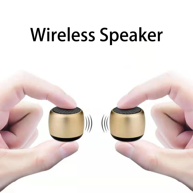 TWS Speakers Handfree Portable Cell Phone Bluetooth Wireless Speaker Small Subwoofer Bass Sound Box Mini Soundbox Metal