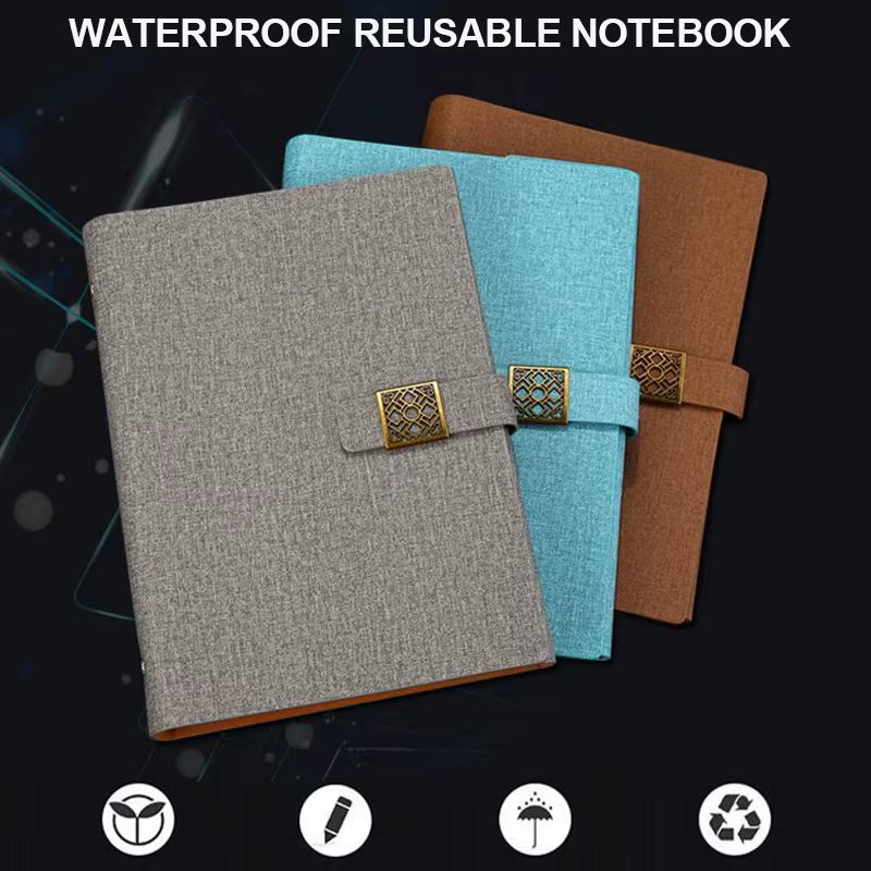 Waterproof Smart Reusable Notebook High-Tech Erasable Notebook A5 Size
