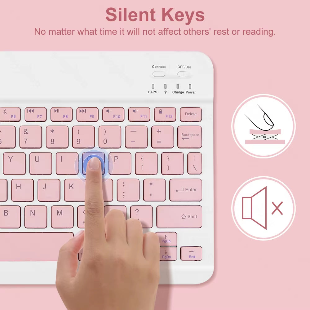 Bluetooth Keyboard for Ipad Pro 11Mini Bluetooth Teclado Wireless Keyboard and Mouse for Samsung Xiaomi Touchpad Ipad Keyboards