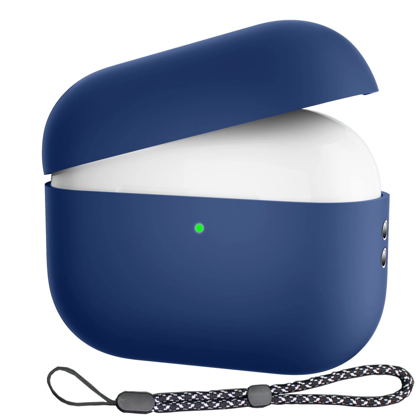 For Airpods Pro 2 Case with Keychain/Hand Strap Earphone Protector Silicone Headphone Accessories Cover for Airpods Pro 2 Cases