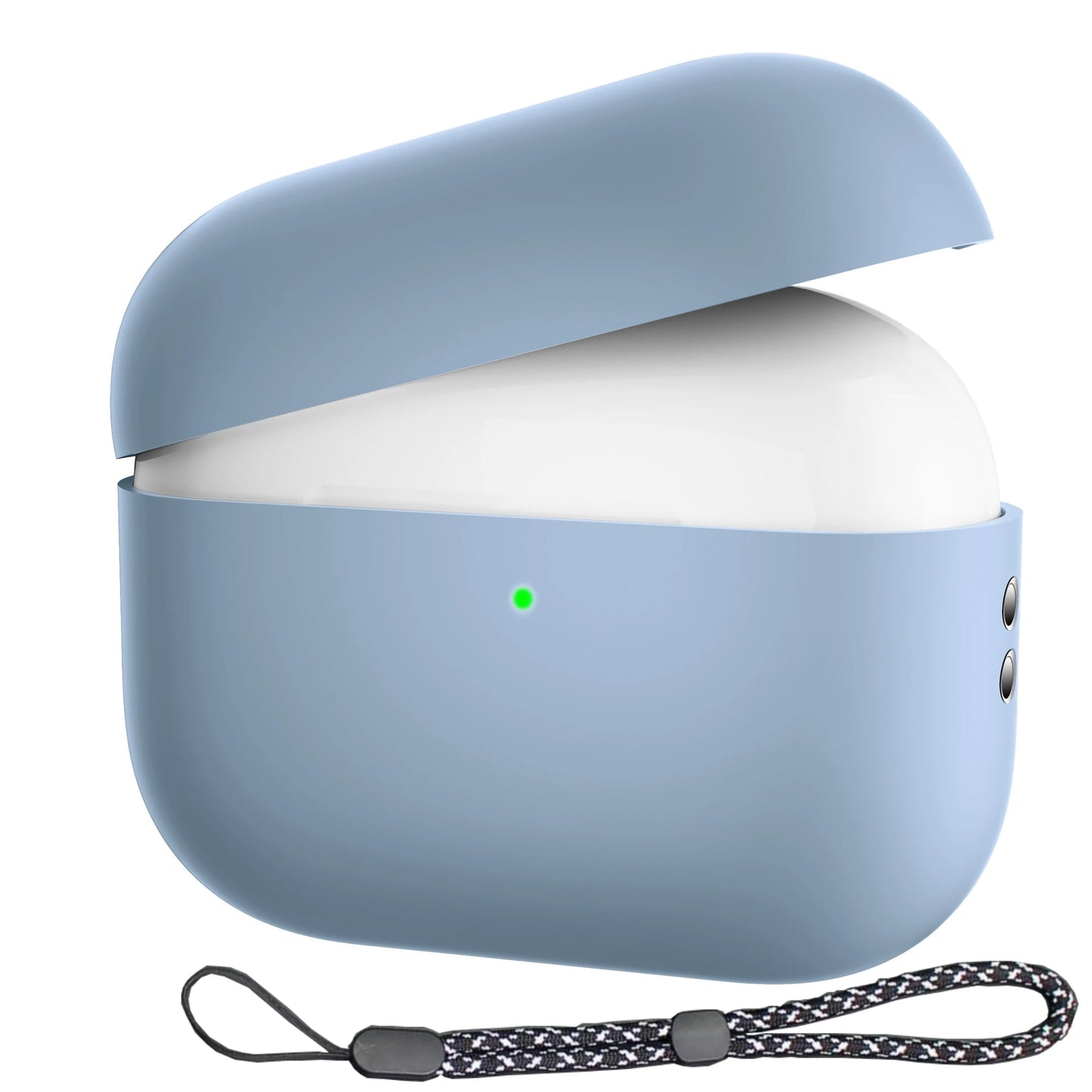For Airpods Pro 2 Case with Keychain/Hand Strap Earphone Protector Silicone Headphone Accessories Cover for Airpods Pro 2 Cases