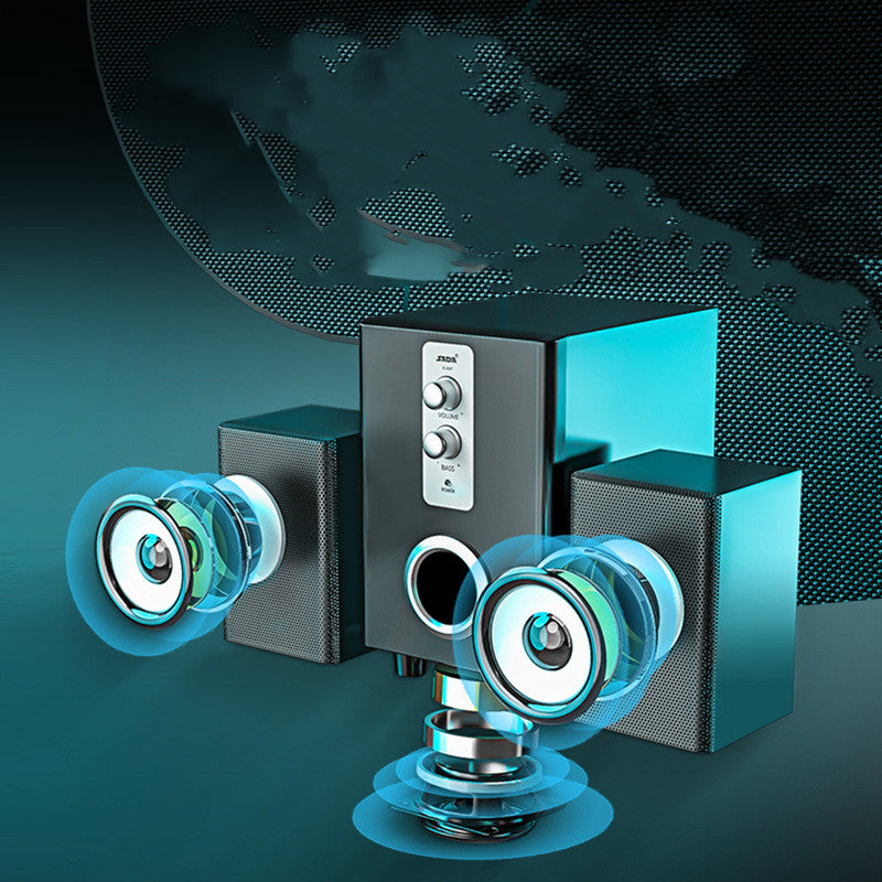 3 in 1 Home Speaker 3.5Mm Wired Computer Speakers HD Sound USB Powered Sound Box