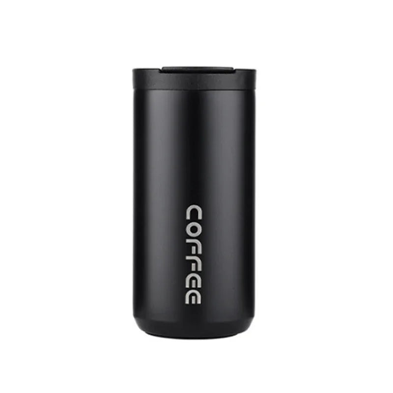 Stainless Steel Coffee Mug with Lid Thermal Cup Thermos for Water Cafe Travel Drinkware Insulated Water Bottle 400Ml
