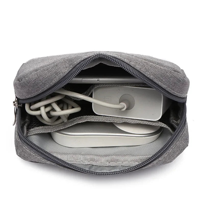 Storage Bag Cable Cord Organizer Travel Bag Small Electronics SD Card Power Bank Storage Bag