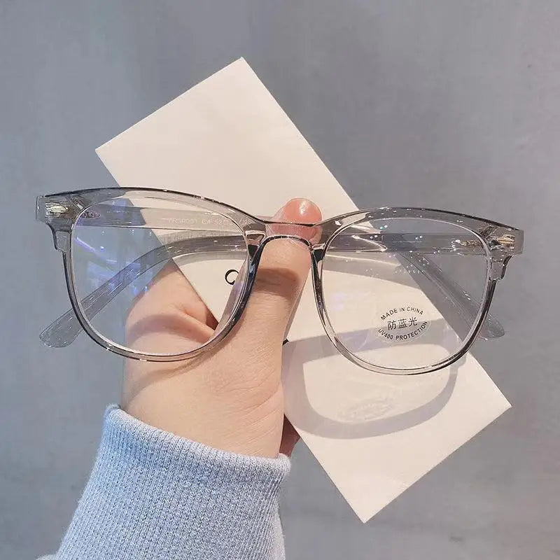 Glasses Ultralight Retro Transparent Frame Plain Men Women anti Blue Light Glasses Party Decorate Eyeglasses Fake Glasses