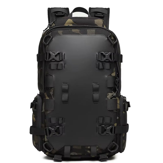 17.3 Inch Laptop Backpack for Men Nylon Travel Backpack Outdoor Waterproof Rider Cycling Sports Motorcycle Helmet Backpack