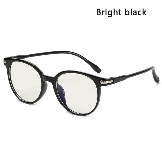 Blue Light Glasses Women PC Frame Resin Lens anti Blue Light Blocking Radiation Trend Clear Lenses Transparent Optical Spectacle