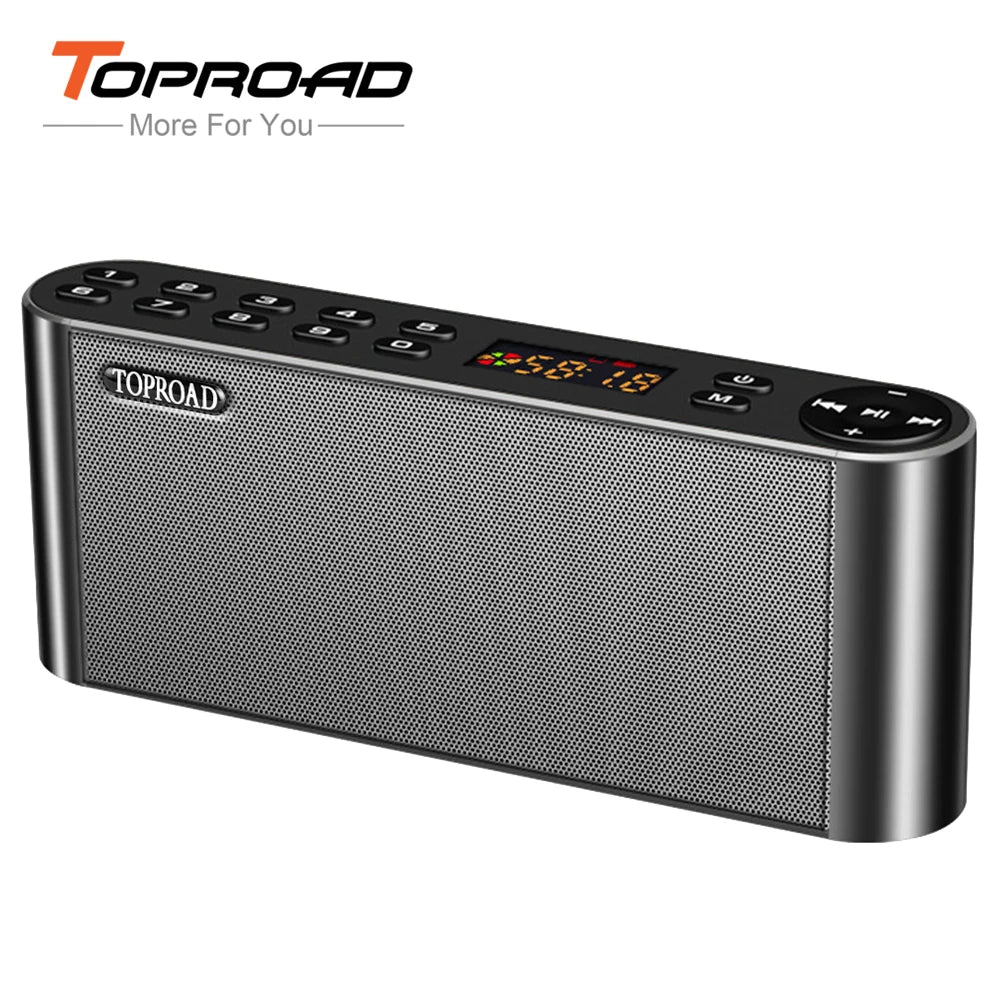 HIFI Bluetooth Speaker Portable Wireless Super Bass Dual Speakers Soundbar with Mic TF FM Radio USB Sound Box