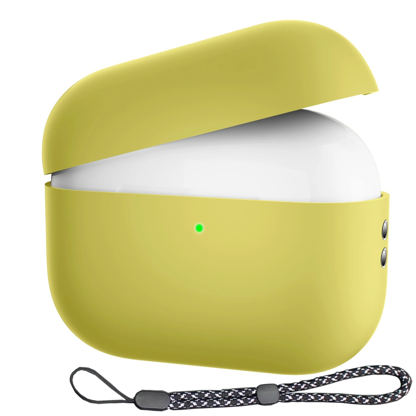 For Airpods Pro 2 Case with Keychain/Hand Strap Earphone Protector Silicone Headphone Accessories Cover for Airpods Pro 2 Cases