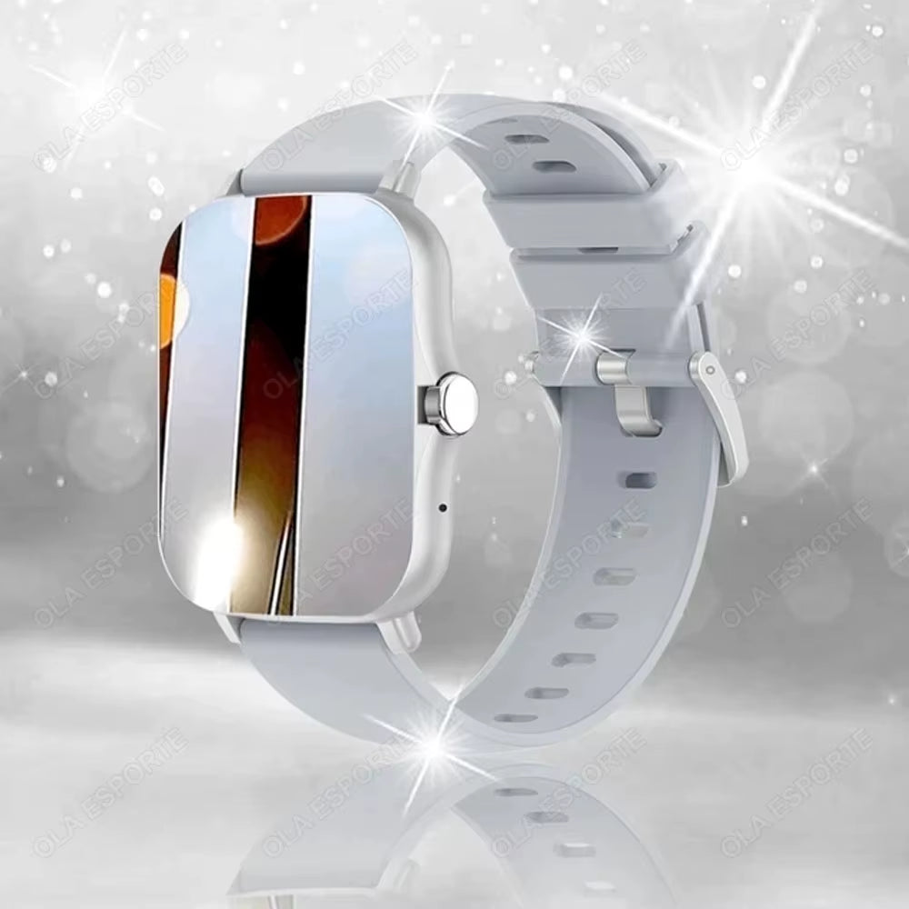 2025 New Smart Watch Women Men Lady Gift Sport Fitness Watches Heart Rate Monitor Waterproof Smartwatch for Phones Android IOS