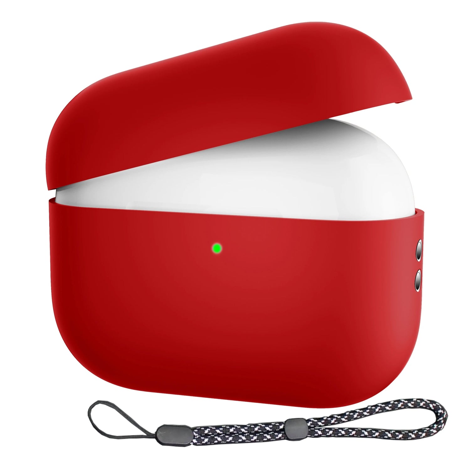 For Airpods Pro 2 Case with Keychain/Hand Strap Earphone Protector Silicone Headphone Accessories Cover for Airpods Pro 2 Cases
