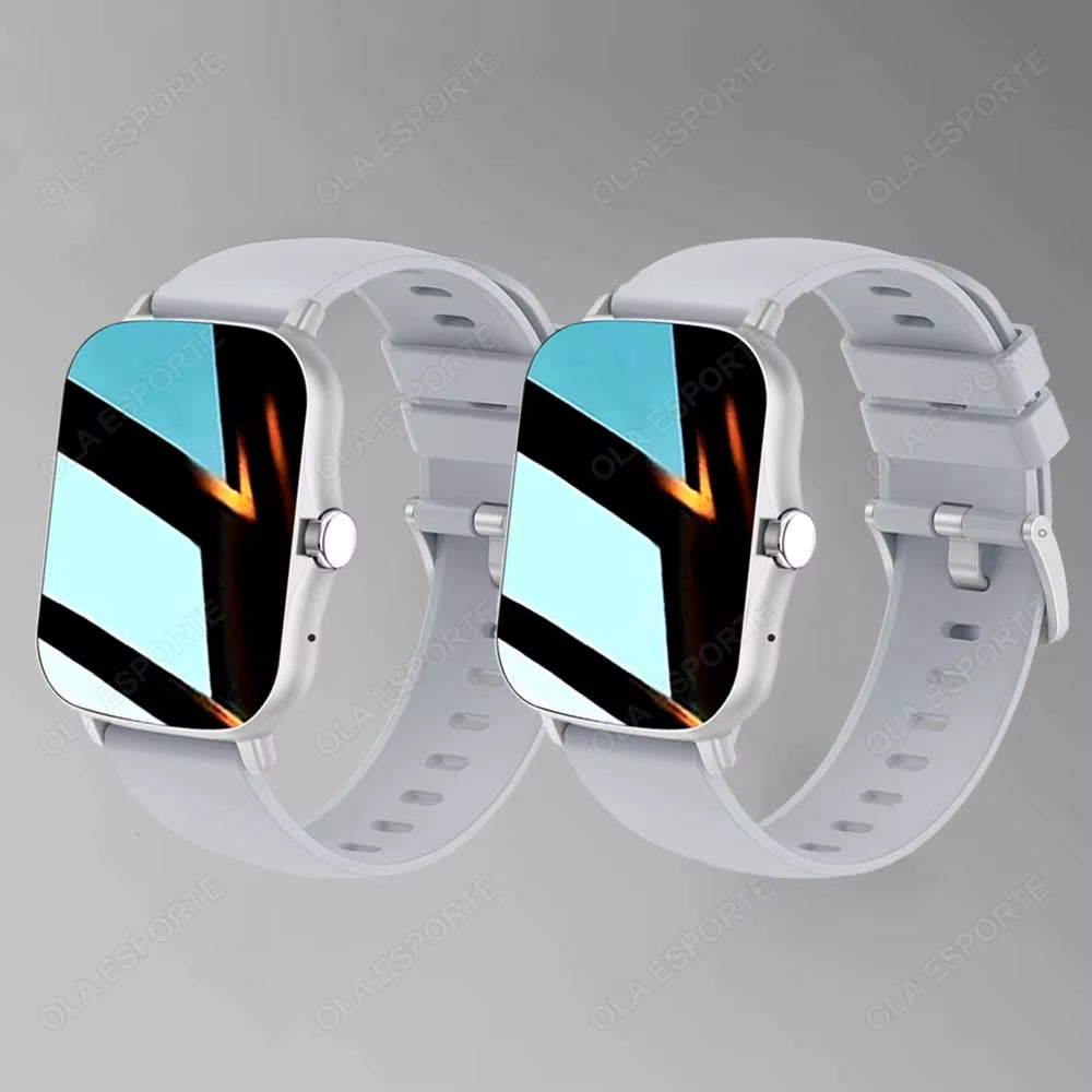 2025 New Smart Watch Women Men Lady Gift Sport Fitness Watches Heart Rate Monitor Waterproof Smartwatch for Phones Android IOS