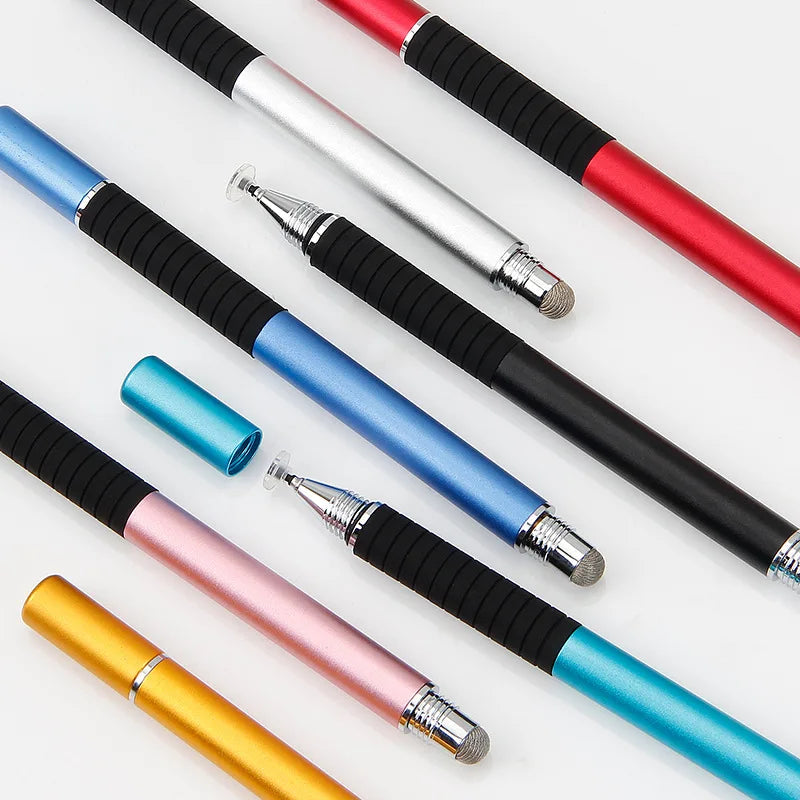 2 in 1 Fiber Stylus Pen Drawing Tablet Pens Capacitive Screen Caneta Touch Pen for Mobile Phone Smart Pen Accessories