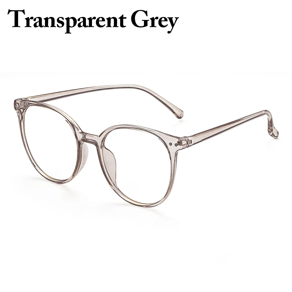 Blue Light Glasses Women PC Frame Resin Lens anti Blue Light Blocking Radiation Trend Clear Lenses Transparent Optical Spectacle