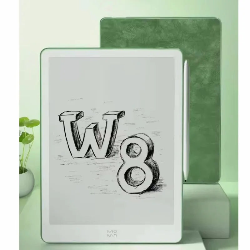 Moaan W8 10" E-Ink E-Book E-Reader Smart Notebook Touch Screen Support Write Tablet Ebook Reader with Electrified Stylus Reader