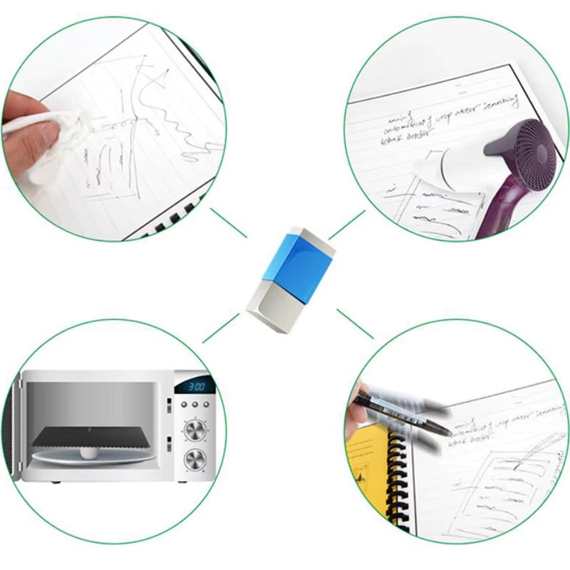 Waterproof Smart Reusable Notebook High-Tech Erasable Notebook A5 Size