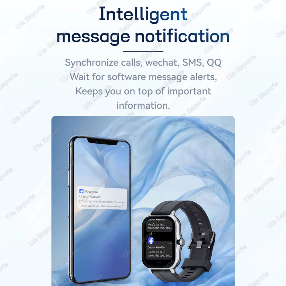 2025 New Smart Watch Women Men Lady Gift Sport Fitness Watches Heart Rate Monitor Waterproof Smartwatch for Phones Android IOS
