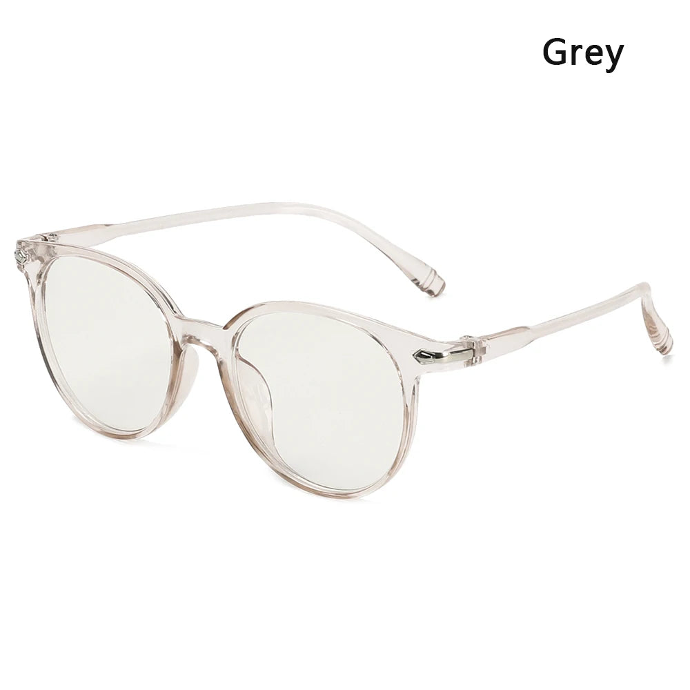 Blue Light Glasses Women PC Frame Resin Lens anti Blue Light Blocking Radiation Trend Clear Lenses Transparent Optical Spectacle