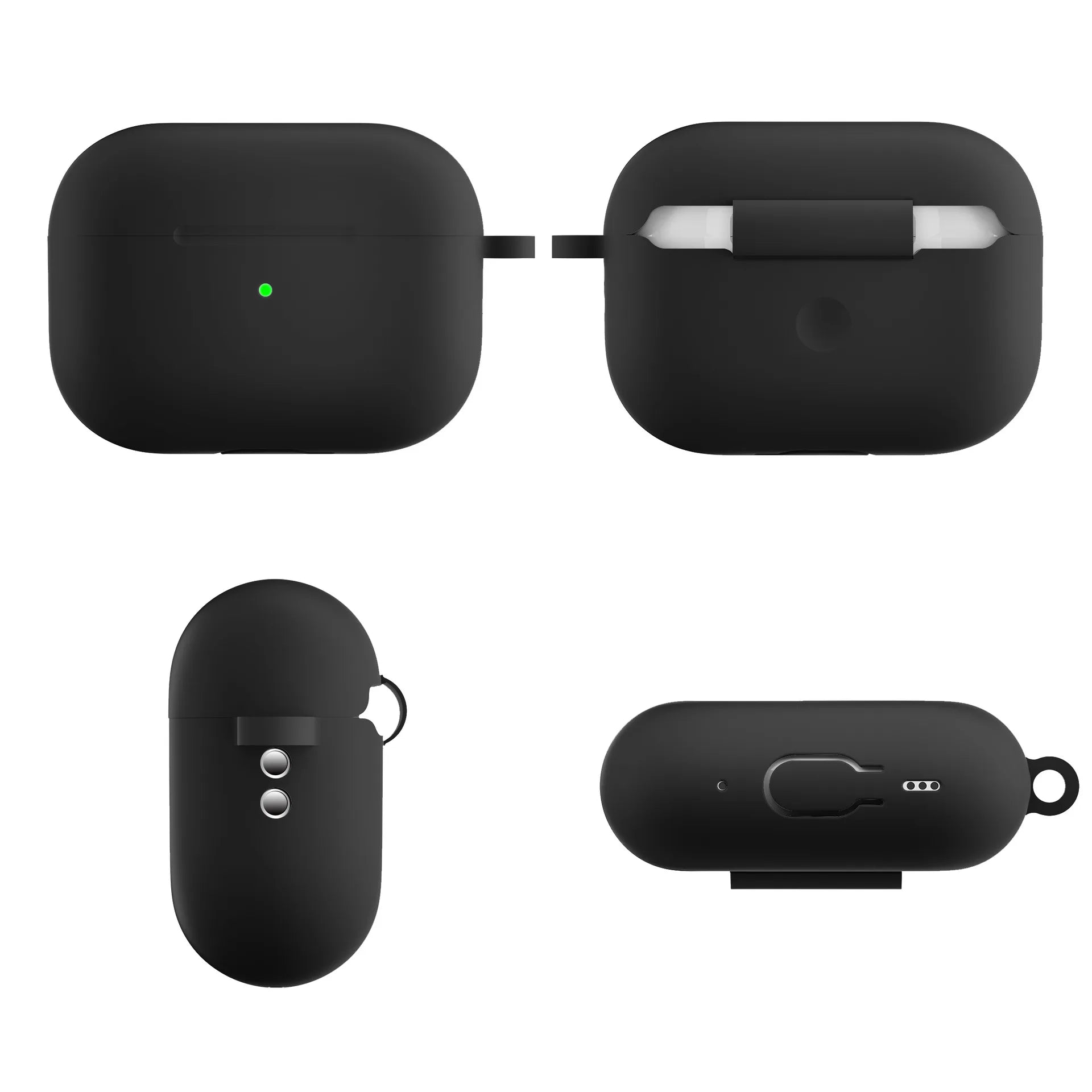 For Airpods Pro 2 Case with Keychain/Hand Strap Earphone Protector Silicone Headphone Accessories Cover for Airpods Pro 2 Cases
