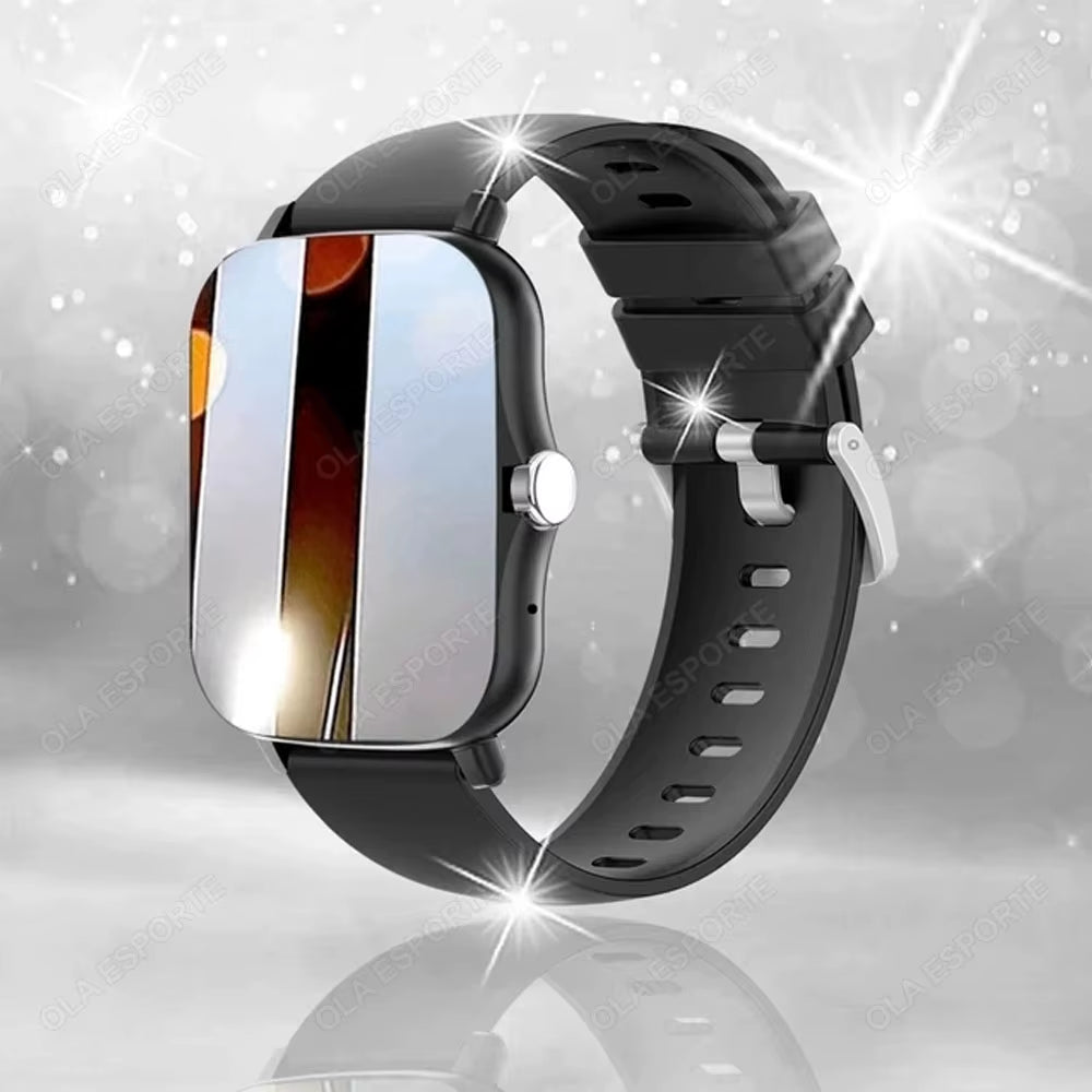 2025 New Smart Watch Women Men Lady Gift Sport Fitness Watches Heart Rate Monitor Waterproof Smartwatch for Phones Android IOS