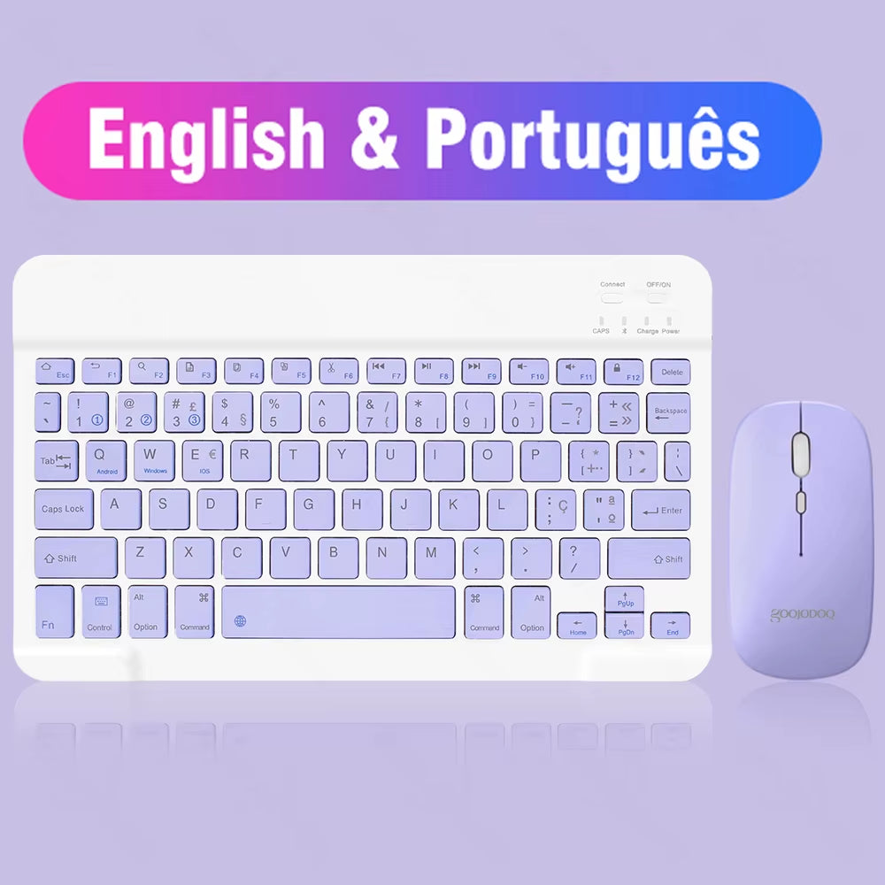 Bluetooth Keyboard for Ipad Pro 11Mini Bluetooth Teclado Wireless Keyboard and Mouse for Samsung Xiaomi Touchpad Ipad Keyboards