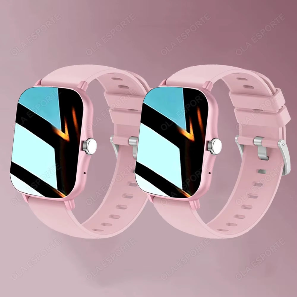 2025 New Smart Watch Women Men Lady Gift Sport Fitness Watches Heart Rate Monitor Waterproof Smartwatch for Phones Android IOS