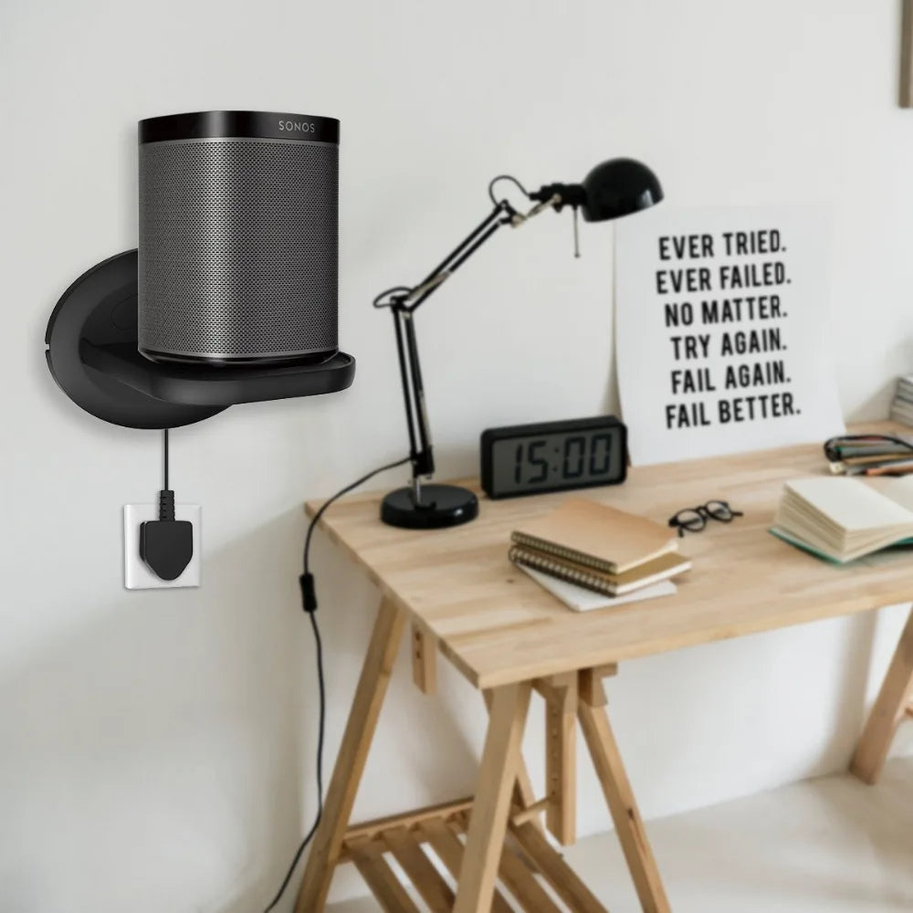 Wall Mount for Echo Pop Sonos Google Home Nest Wifi Google Wifi Security Cameras Holder Space Saving Solution for Smart Speaker
