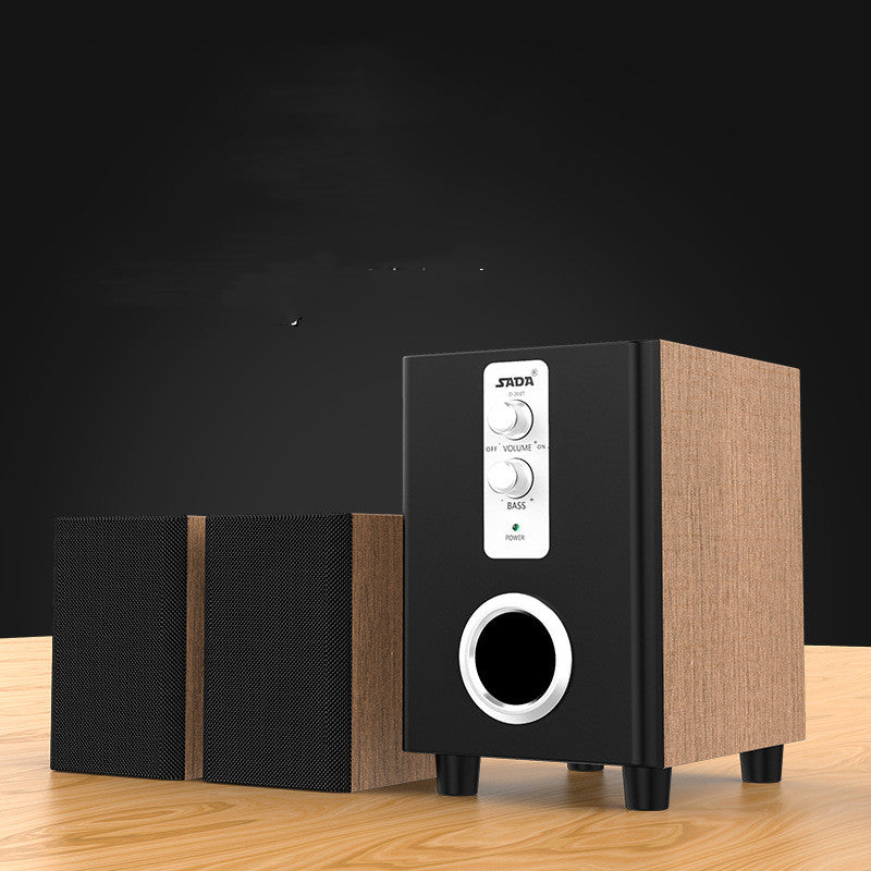 3 in 1 Home Speaker 3.5Mm Wired Computer Speakers HD Sound USB Powered Sound Box