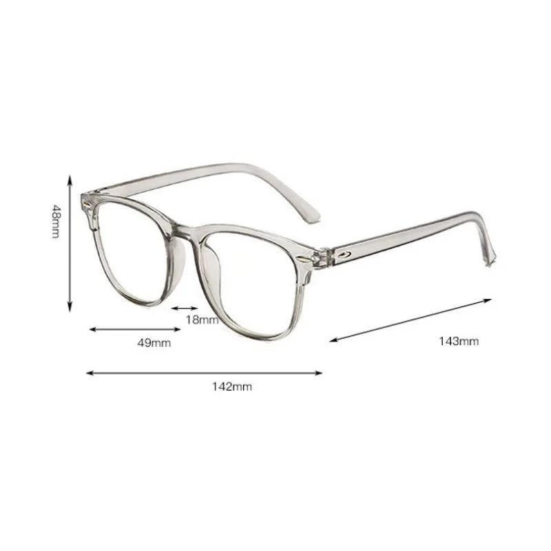 Glasses Ultralight Retro Transparent Frame Plain Men Women anti Blue Light Glasses Party Decorate Eyeglasses Fake Glasses