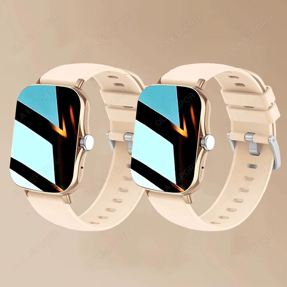 2025 New Smart Watch Women Men Lady Gift Sport Fitness Watches Heart Rate Monitor Waterproof Smartwatch for Phones Android IOS