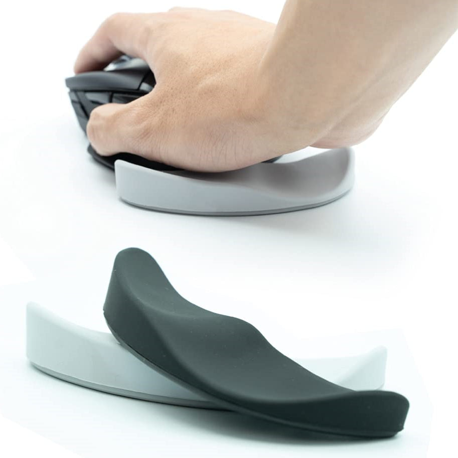 Ergonomic Mouse Wrist Rest Mouse Pads Silicon Gel Non-Slip Streamline Wrist Rest Support Mat Computer Mouse Pad for Office Gaming PC Accessories