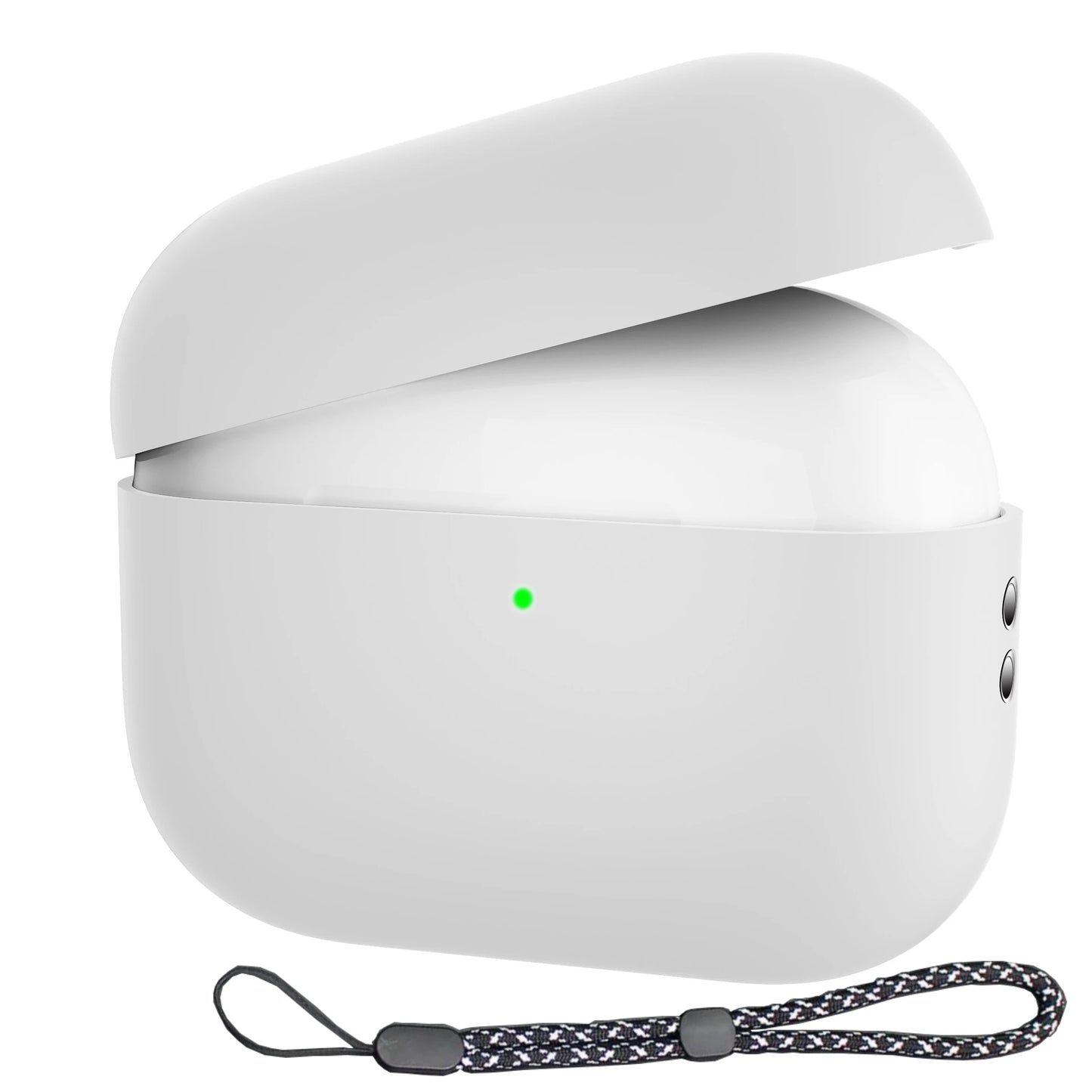 For Airpods Pro 2 Case with Keychain/Hand Strap Earphone Protector Silicone Headphone Accessories Cover for Airpods Pro 2 Cases