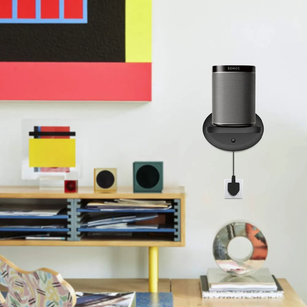 Wall Mount for Echo Pop Sonos Google Home Nest Wifi Google Wifi Security Cameras Holder Space Saving Solution for Smart Speaker
