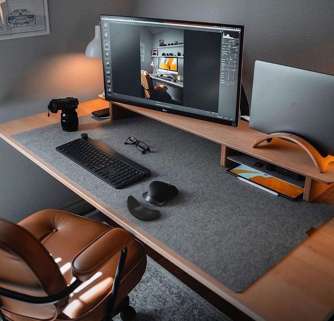 Ergonomic Mouse Wrist Rest Mouse Pads Silicon Gel Non-Slip Streamline Wrist Rest Support Mat Computer Mouse Pad for Office Gaming PC Accessories