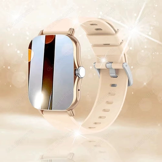 2025 New Smart Watch Women Men Lady Gift Sport Fitness Watches Heart Rate Monitor Waterproof Smartwatch for Phones Android IOS