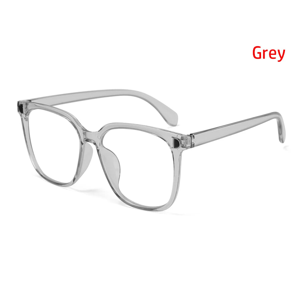 Blue Light Glasses Women PC Frame Resin Lens anti Blue Light Blocking Radiation Trend Clear Lenses Transparent Optical Spectacle