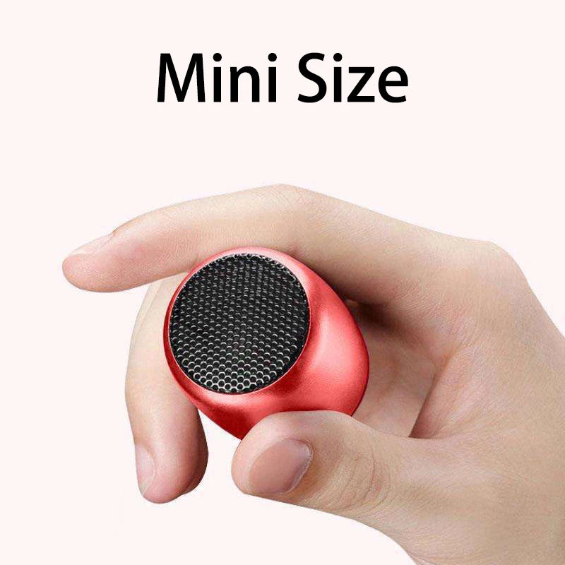 TWS Speakers Handfree Portable Cell Phone Bluetooth Wireless Speaker Small Subwoofer Bass Sound Box Mini Soundbox Metal